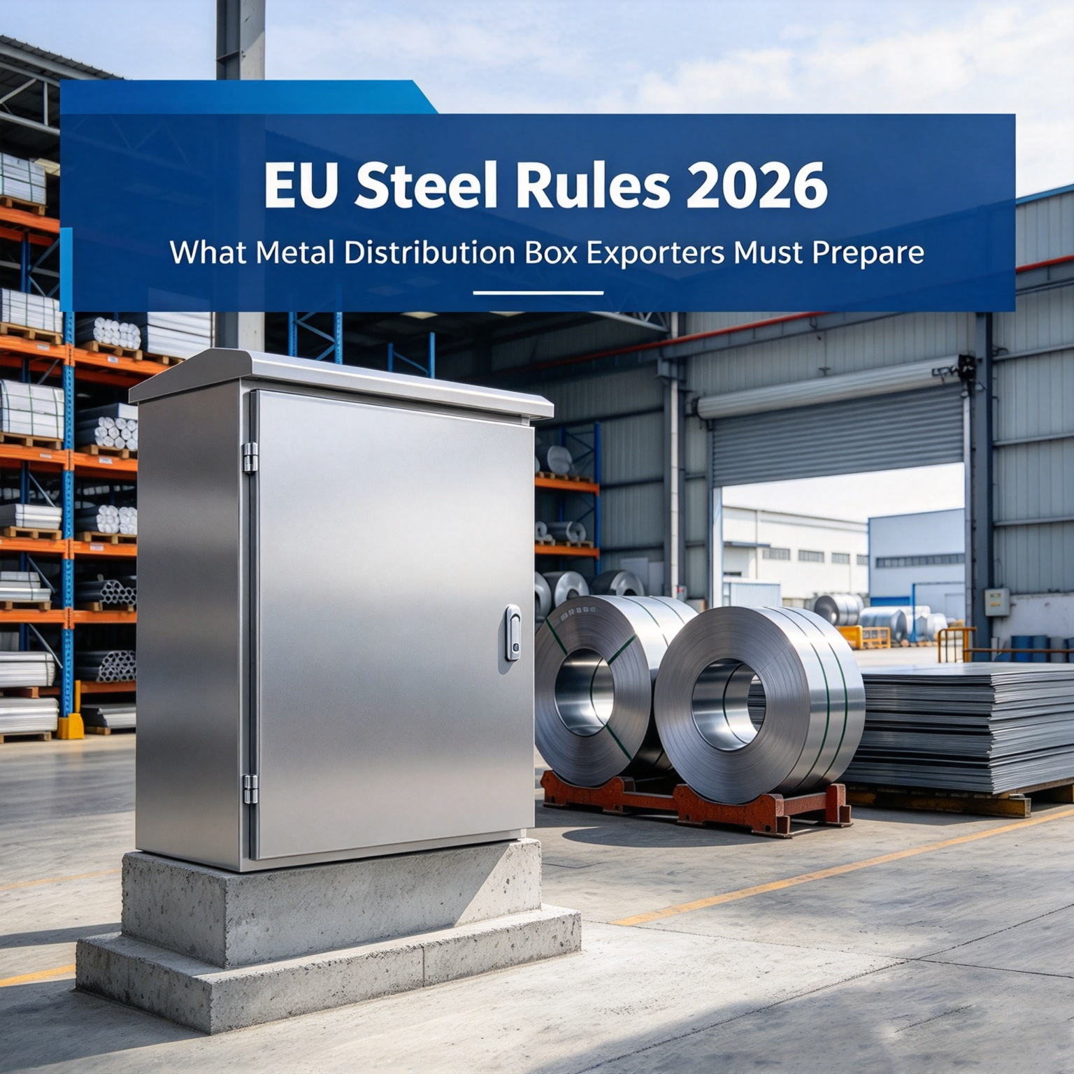 Regulile UE pentru oțel 2026: Ghid de export al cutiei de distribuție metalice