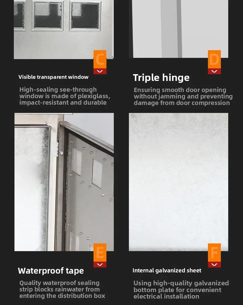 PZ-30 Concealed-Mounted Plastic Panel Distribution Box